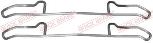 Приладдя / деталі гальмівних колодок QUICK BRAKE 1091100 - zapix