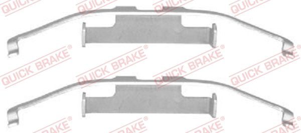 Приладдя / деталі гальмівних колодок QUICK BRAKE 1091097 - zapix