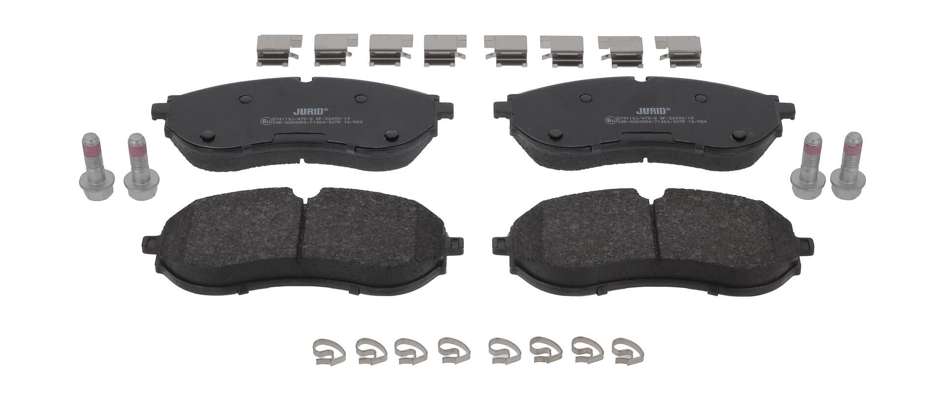 Гальмівні колодки дискові JURID 574110J - zapix