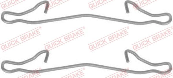 Приладдя / деталі гальмівних колодок QUICK BRAKE 1091121 - zapix