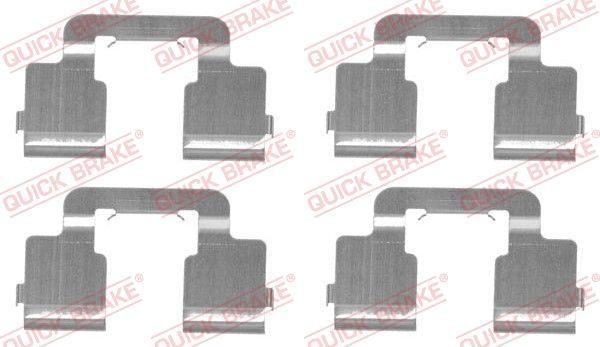 Приладдя / деталі гальмівних колодок QUICK BRAKE 1091733 - zapix