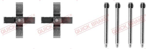 Приладдя / деталі гальмівних колодок QUICK BRAKE 1091266 - zapix