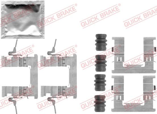 Приладдя / деталі гальмівних колодок QUICK BRAKE 1091853 - zapix