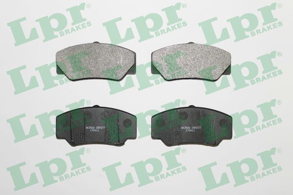 Гальмівні колодки дискові LPR 05P277 - zapix