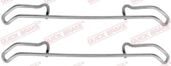 Приладдя / деталі гальмівних колодок QUICK BRAKE 1091056 - zapix