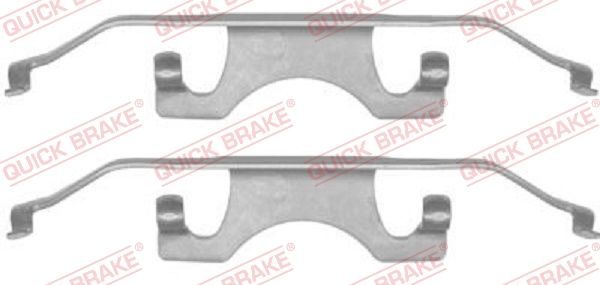 Приладдя / деталі гальмівних колодок QUICK BRAKE 1091241 - zapix