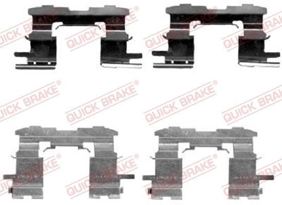 Приладдя / деталі гальмівних колодок QUICK BRAKE 1091631 - zapix
