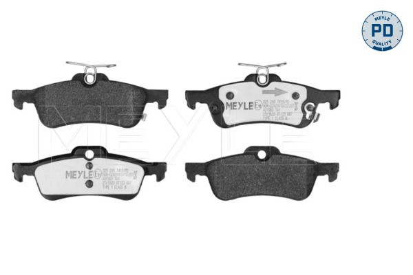 Гальмівні колодки дискові MEYLE 0252457415PD - zapix