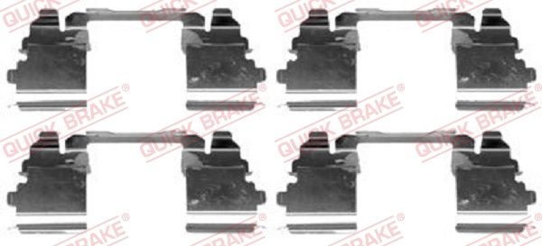 Приладдя / деталі гальмівних колодок QUICK BRAKE 1091768 - zapix