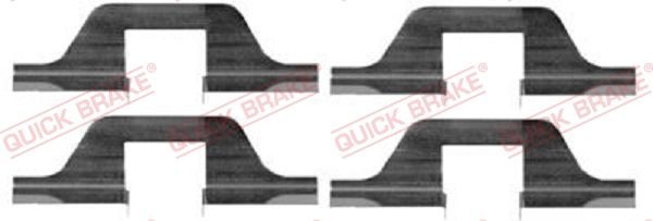 Приладдя / деталі гальмівних колодок QUICK BRAKE 1091263 - zapix