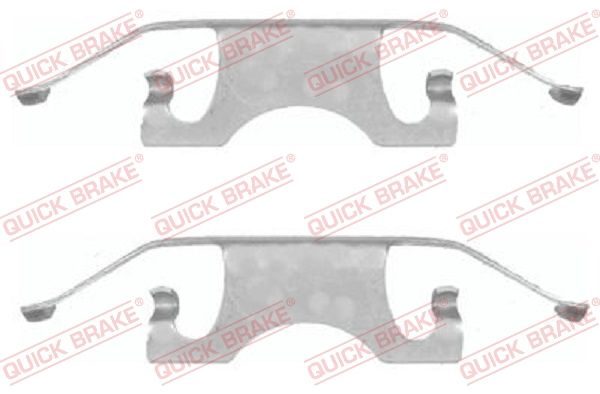 Приладдя / деталі гальмівних колодок QUICK BRAKE 1091640 - zapix