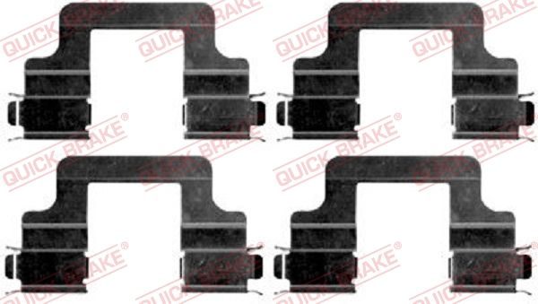 Приладдя / деталі гальмівних колодок QUICK BRAKE 1091679 - zapix