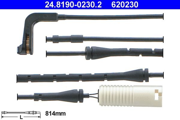 Датчик зносу гальмівних колодок ATE 24819002302 - zapix