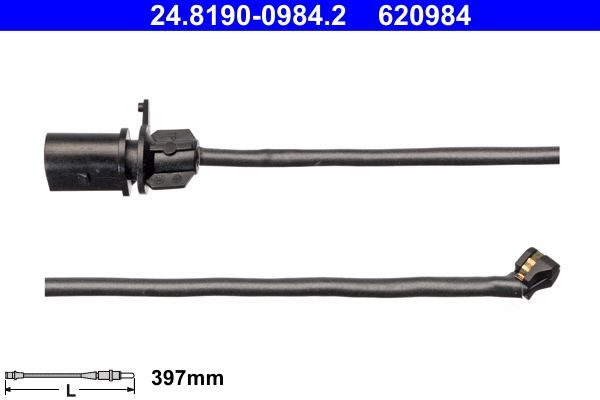 Датчик зносу гальмівних колодок ATE 24819009842 - zapix
