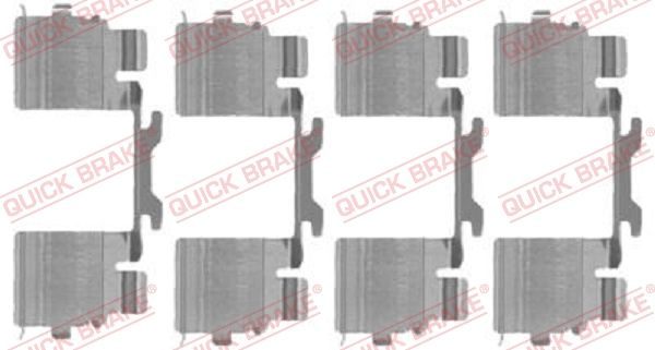 Приладдя / деталі гальмівних колодок QUICK BRAKE 1091725 - zapix