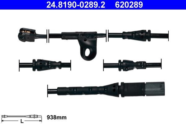 Датчик зносу гальмівних колодок ATE 24819002892 - zapix