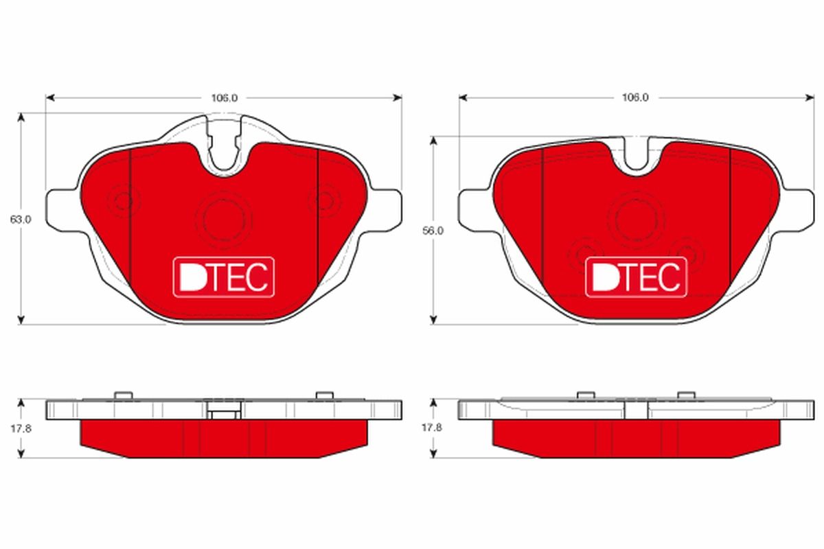 Гальмівні колодки дискові TRW GDB1840DTE - zapix