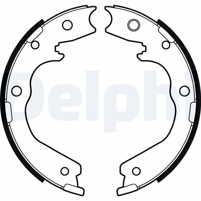 Гальмівні колодки ручника (барабанні) DELPHI LS2137 - zapix