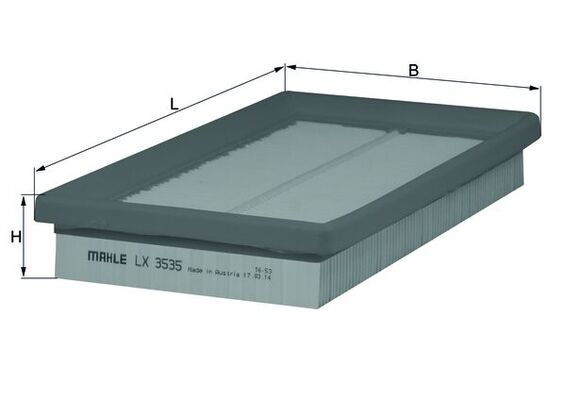 Повітряний фільтр MAHLE LX3535 - zapix