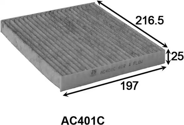 Фільтр салону JS ASAKASHI AC401C - zapix