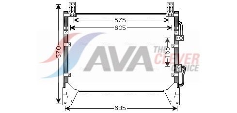 Радіатор кондиціонера AVA QUALITY COOLING DW5142 - zapix