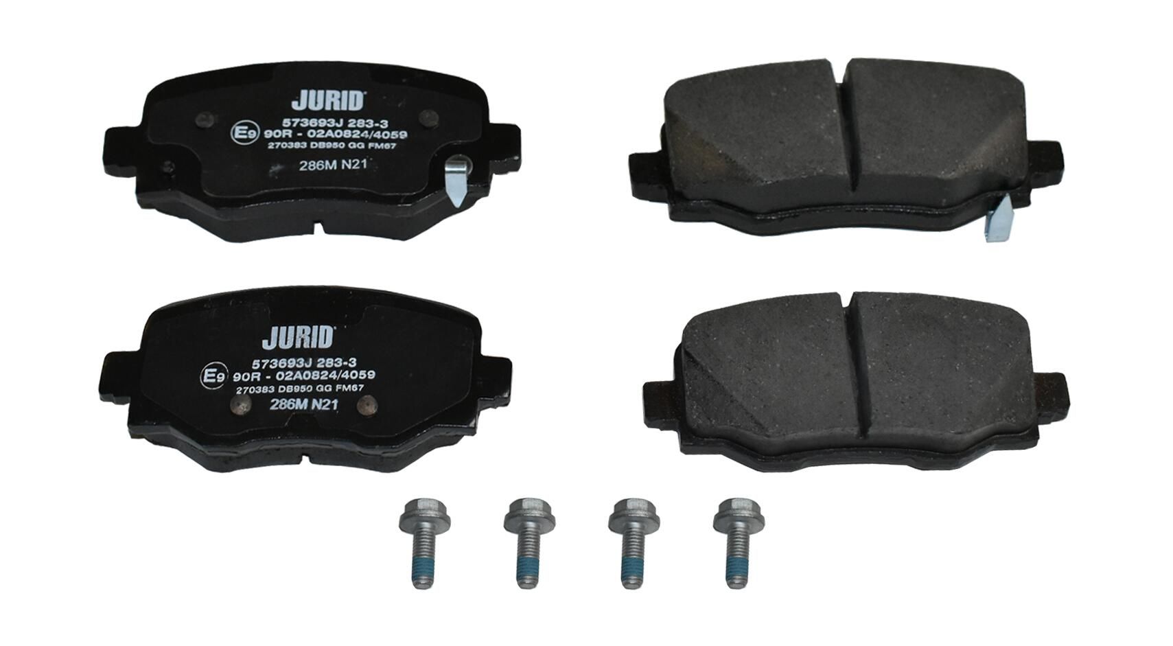Гальмівні колодки дискові JURID 573693J - zapix