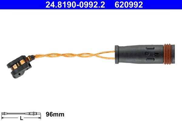 Датчик зносу гальмівних колодок ATE 24819009922 - zapix