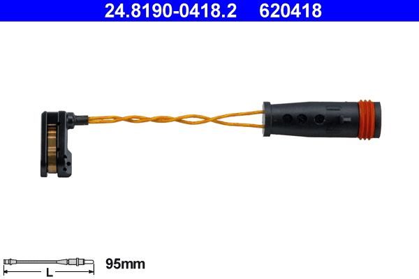 Датчик зносу гальмівних колодок ATE 24819004182 - zapix