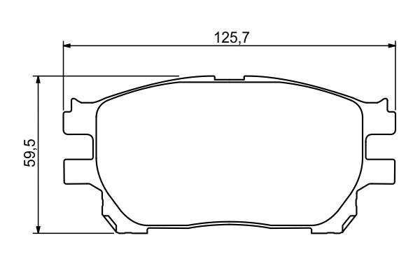 Гальмівні колодки дискові BOSCH 0986494212 - zapix