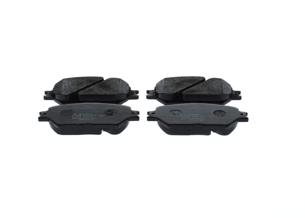 Гальмівні колодки дискові BOSCH 0986494418 - zapix