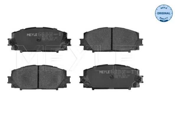 Гальмівні колодки дискові MEYLE 0252445116 - zapix