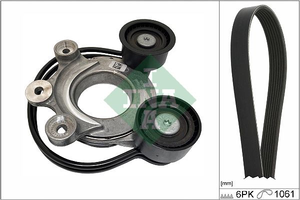 Комплект поліклинових ременів SCHAEFFLER INA 529055610 - zapix