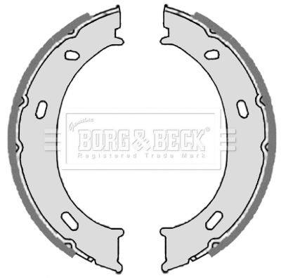 Гальмівні колодки ручника (барабанні) BORG & BECK BBS6327 - zapix