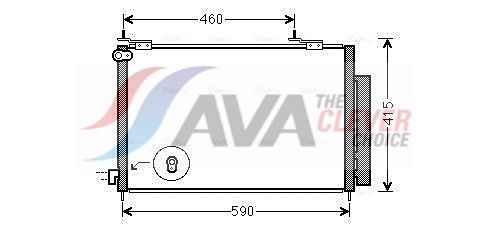 Радіатор кондиціонера AVA QUALITY COOLING HD5242D - zapix