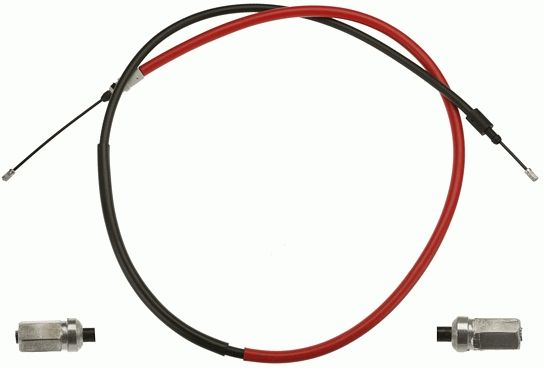Трос ручного гальма TRW GCH434 - zapix