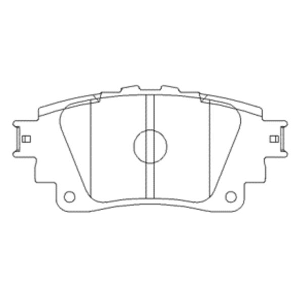 Гальмівні колодки дискові CTR GK1529 - zapix