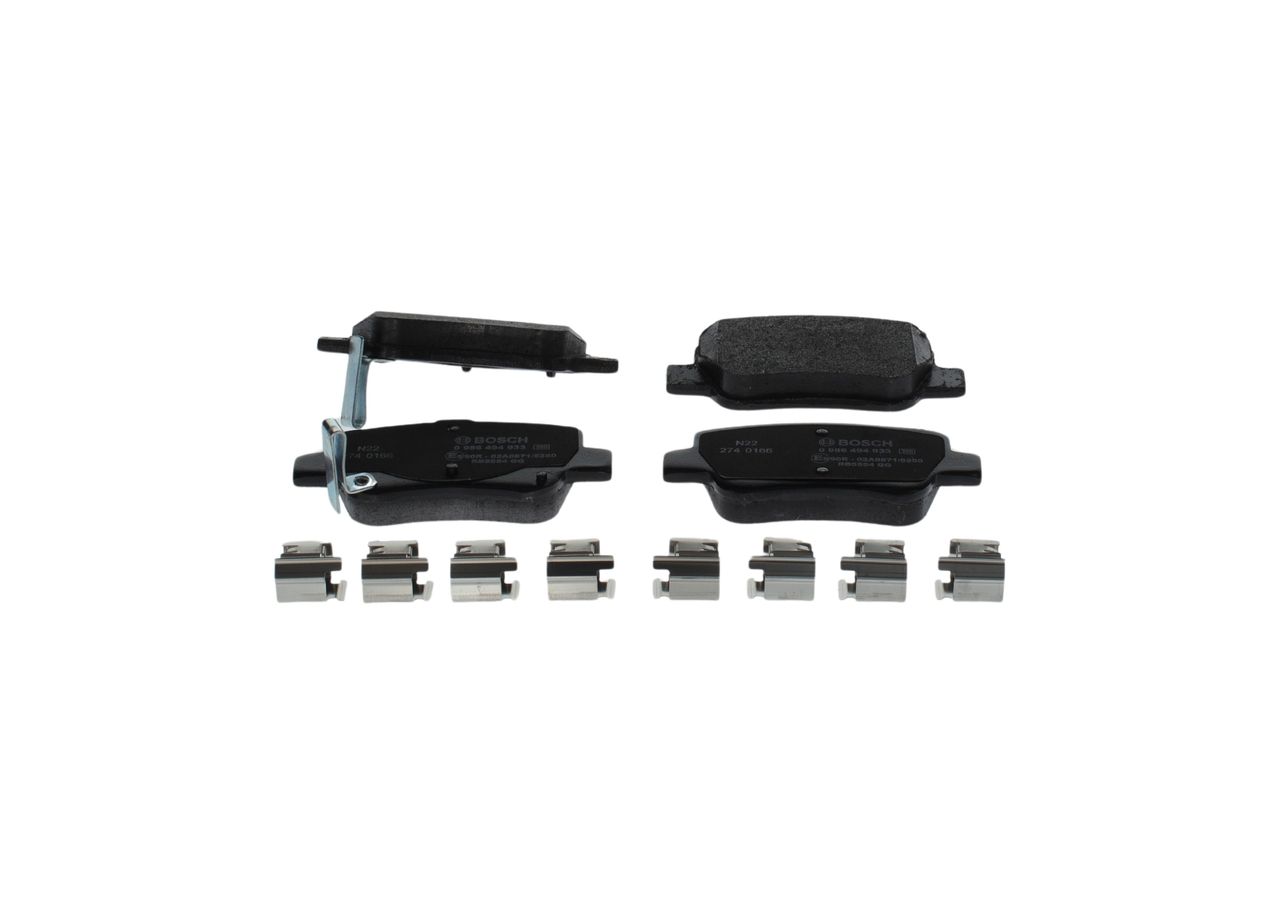 Гальмівні колодки дискові BOSCH 0986494933 - zapix