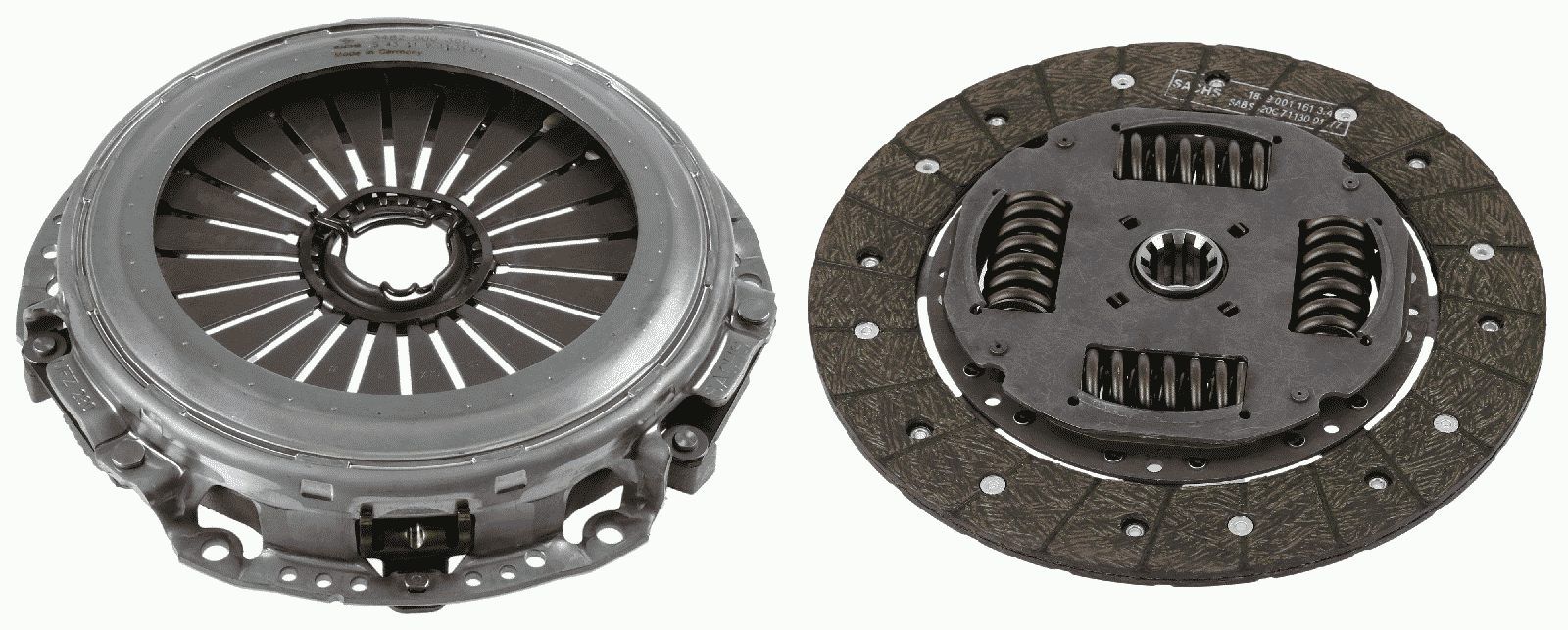 Комплект зчеплення SACHS 3400700551 - zapix