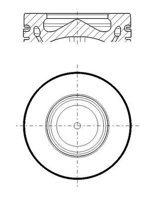Поршень MAHLE 081PI00119000 - zapix
