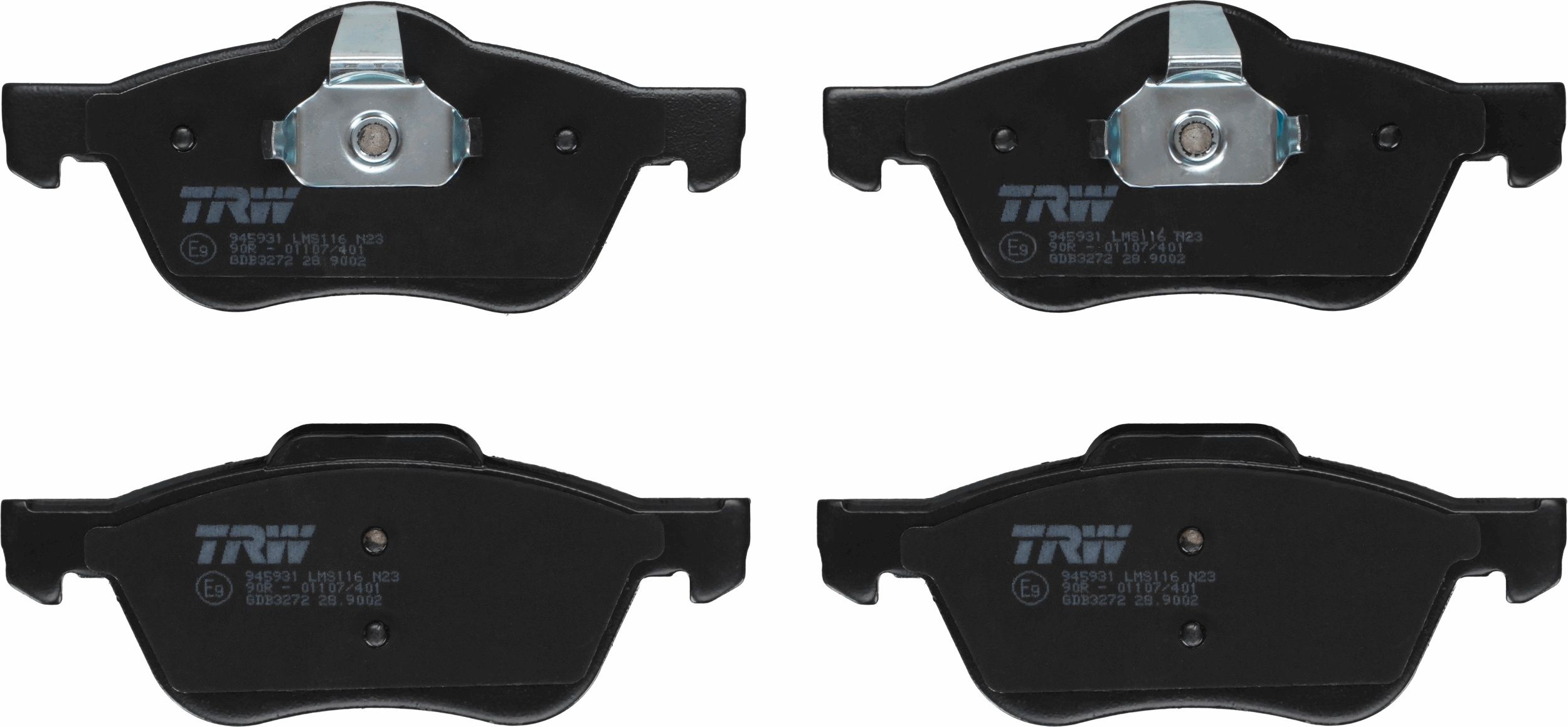 Гальмівні колодки дискові TRW GDB3272 - zapix