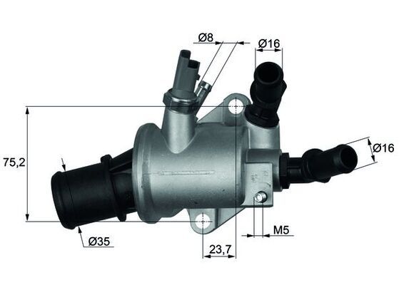 Термостат MAHLE TI14388 - zapix
