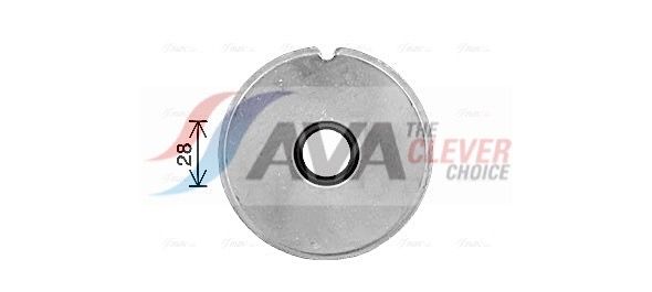 Оливний радіатор двигуна AVA QUALITY COOLING RT3660 - zapix