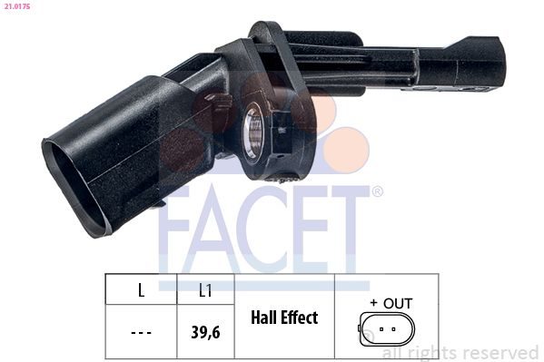 Датчик ABS FACET 210175 - zapix
