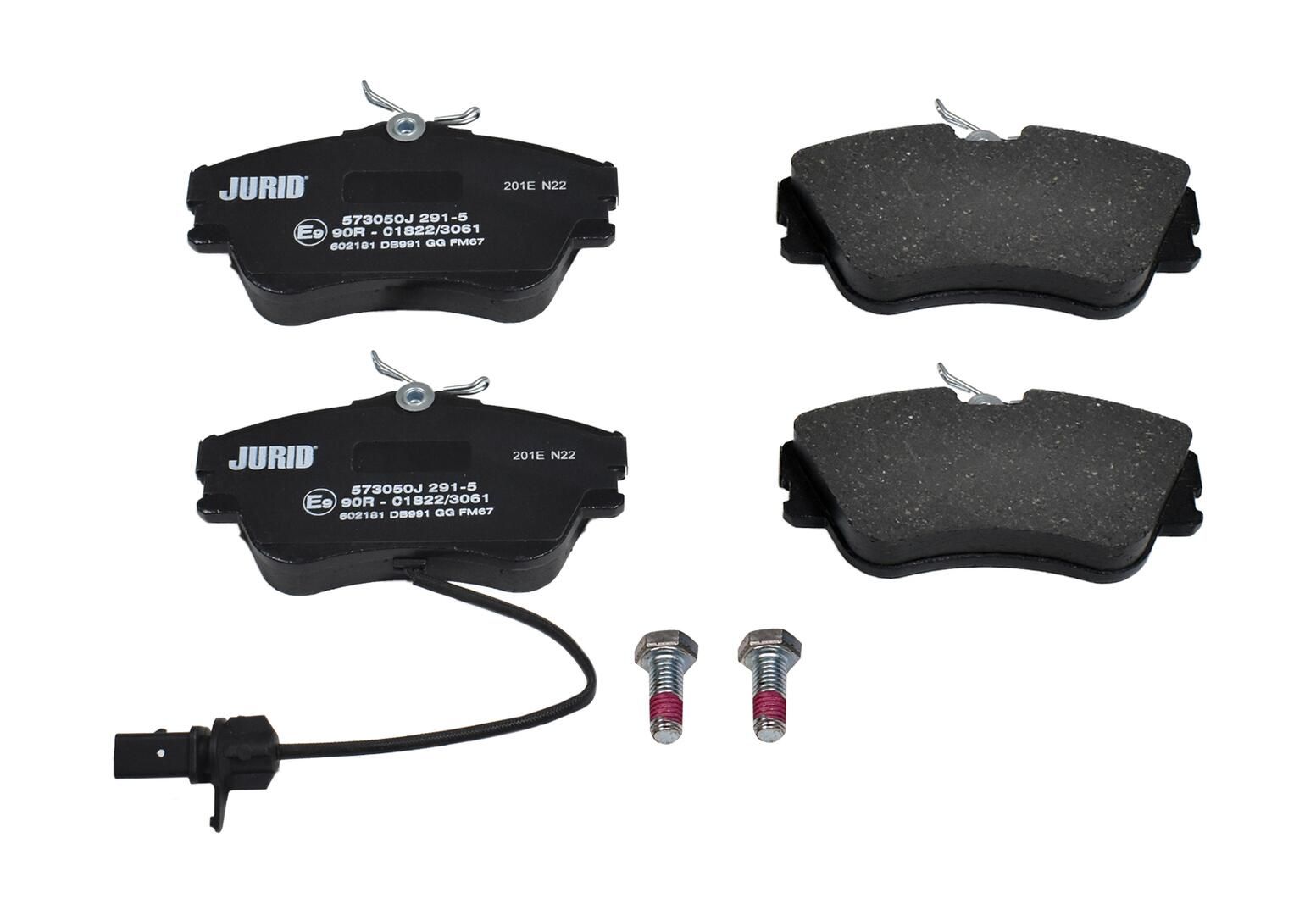 Гальмівні колодки дискові JURID 573050J - zapix