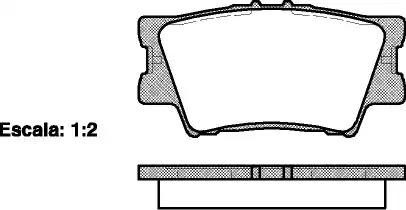 Гальмівні колодки дискові WOKING P1331300 - zapix