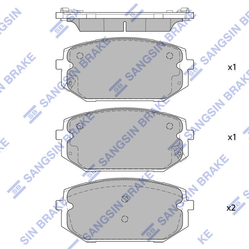 Гальмівні колодки дискові HI-Q SP4581