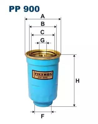 Паливний фільтр FILTRON PP900 - zapix