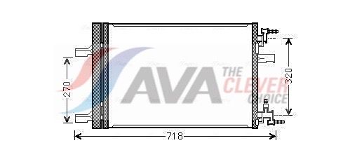 Радіатор кондиціонера AVA QUALITY COOLING OLA5500D - zapix