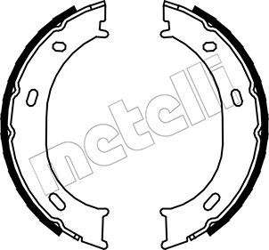 Гальмівні колодки ручника (барабанні) METELLI 530239 - zapix