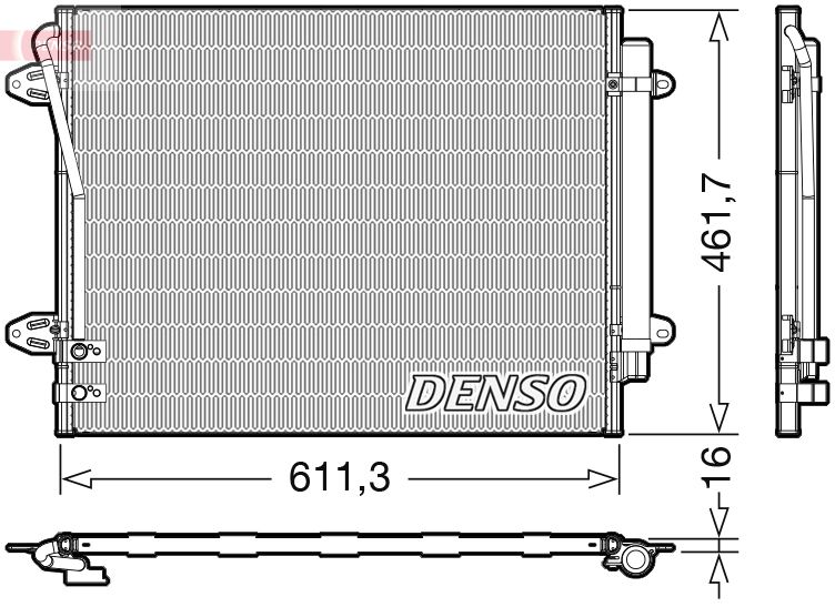 Радіатор кондиціонера DENSO DCN32012 - zapix
